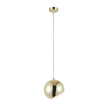 

RADIANCE Goods Contemporary-Style 1 Light Plated Gold Ceiling Mini Pendant 8 Wide