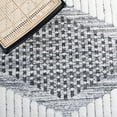 thumbnail image 6 of SAFAVIEH Moroccan Tassel Sheila Diamond Shag Area Rug, Grey/Ivory, 4' x 6', 6 of 8