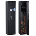 thumbnail image 2 of AKDSteel 5-6 Gun Safe for Rifles & Pistols, Large Biometric & Digital Keypad Gun Cabinet with Adjustable Rack & Removable Shelf, Heavy Duty Security Safe, 2 of 8