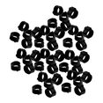 thumbnail image 1 of LOLIPPYY 100Ud Anillos En Negro Para Con Simple Y Fácil Aplicación, 1 of 7
