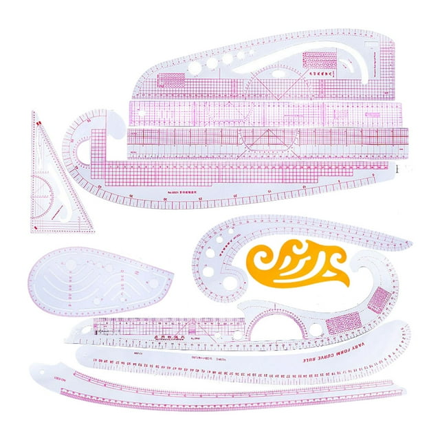 Guardoinrt PVC Prime Multipurpose Rule Fine et Pratique DIY Helper Ensemble de Règles Métriques Polyvalent