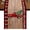 Brown Red, variant on Pink Orange Table Runner 90 Inches Long, Cotton Linen Table Runner Dresser Scarf, Art Abstract Modern Geometric Fabric Tablerunners for Dining Coffee Tables Wedding Holiday Party 13"x90"