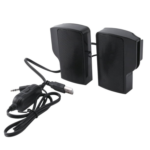 on USB Speaker for Notebook Laptop PC Desktop Wired Stereo Speaker Line