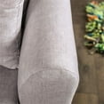 thumbnail image 4 of Furniture of America Argan Contemporary Fabric Upholstered Loveseat in Gray, 4 of 6