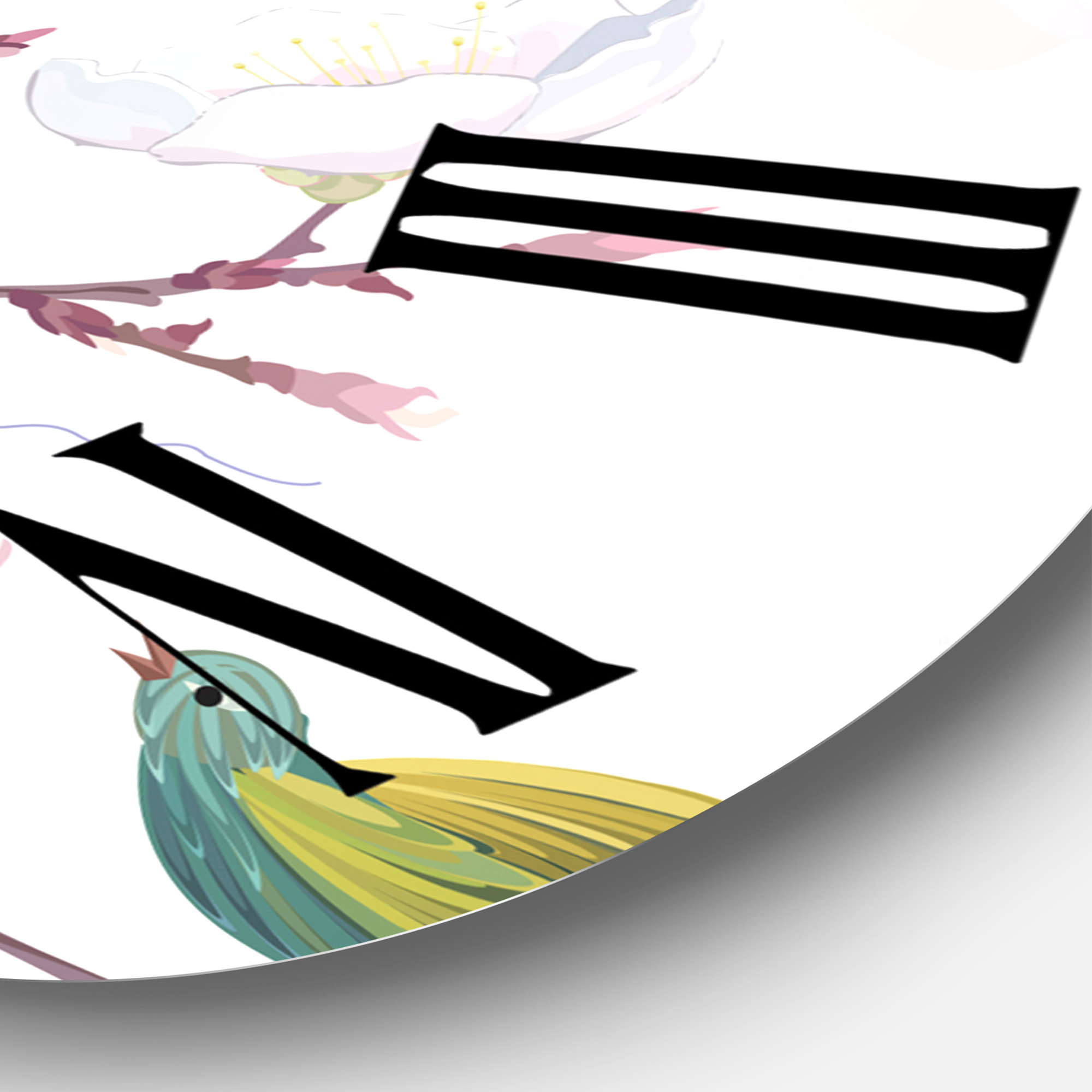 Designart 1 in Quartz Traditional Wall Clock