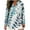 A66 White-Linen Shirts for Women, variant on Plus Size Linen Shirts for Women V-Neck Long Sleeve Tops Floral Leaf Print Oversized Tshirts Relaxed Flowy Going Out Beach Vacation Top XXXL