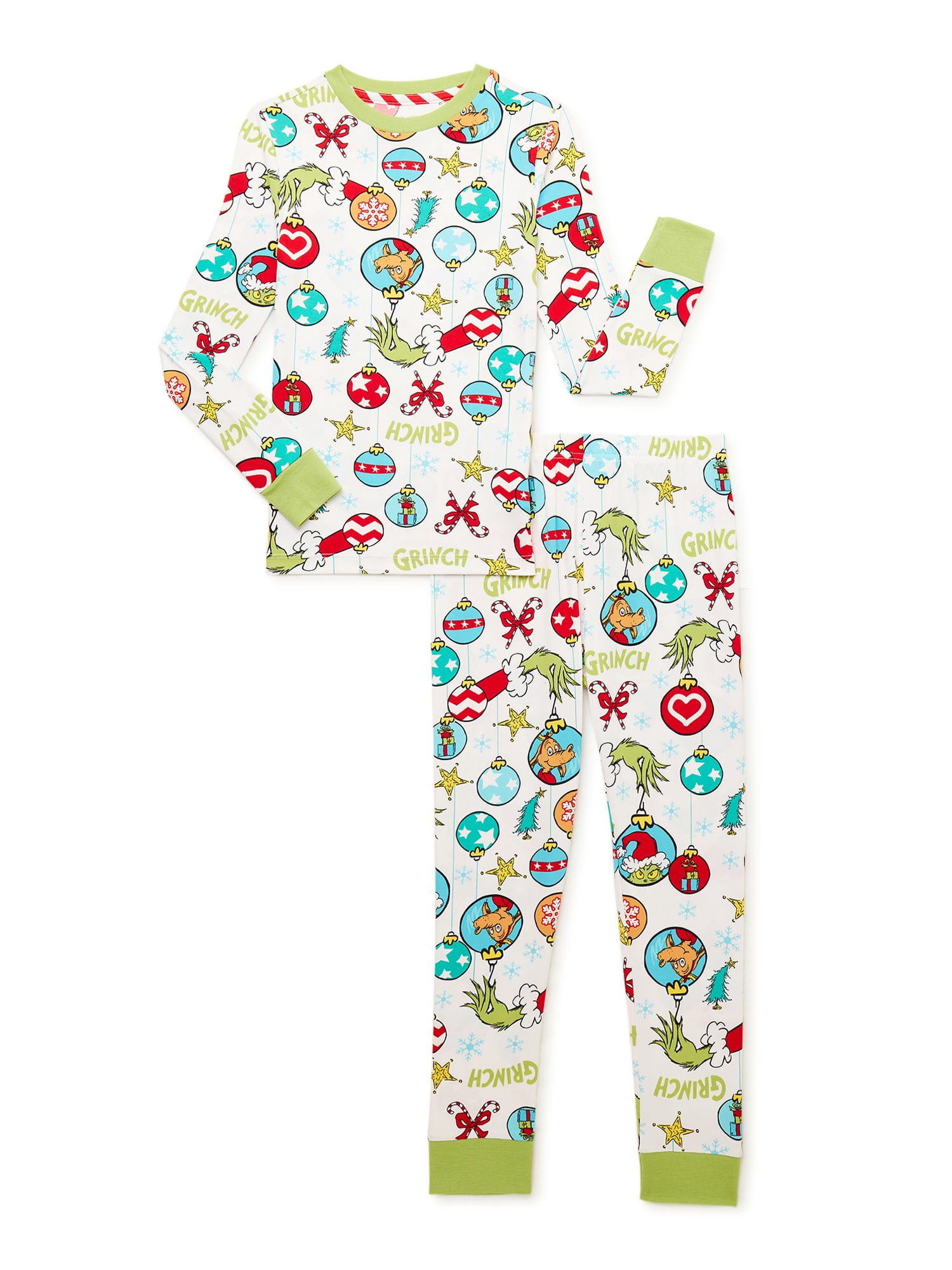 Dr. Seuss' The Grinch Toddlers’ Family Pajamas, 2-Piece Set