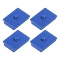 thumbnail image 1 of LoonWear Écrous Coulissants en T, 4 Pcs Écrous Coulissants en Alliage d'Aluminium Type T Pièces de Mouvement Linéaire Série 30 M6 pour Scies de Table Rouges, Écrous (Bleu) Bleus, 1 of 5