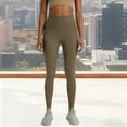 thumbnail image 6 of FRSASU High Waisted Leggings for Women Hip Lifting Soft Tummy Control Yoga Pants for Workout Athletic Plus Size Khaki, 6 of 8