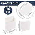 thumbnail image 2 of 36 Pcs Folding Cardboard Paper Boxes White Cardboard Boxes Treat Boxes DIY Gift Packaging Boxes for Small Presents Packaging 4.7x4.7x1.3 Inch, 2 of 9