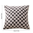 thumbnail image 3 of Plaid Country Style Plush Sofa Pillow Cover Home Decor Cushion Case 45x45cm Decorative Throw Pillow Cover for Living Room, 3 of 5