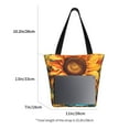 thumbnail image 3 of Easygdp Deep Yellow Colorful Sunflower Shoulder Bags for Women,Crossbody Bags Shoulder Purse Handbag for Women, 3 of 6