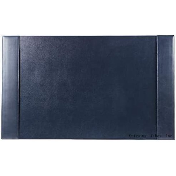 bonded leather desk pad with side rails luxury leather desk blotter