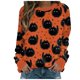 thumbnail image 1 of Sudadera de manga larga para mujer, blusa con estampado de costura y blusas sueltas Pompotops gfhjh3212, 1 of 5