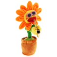 thumbnail image 1 of Juguete musical para bebé con forma de planta para decoración de interiores y exteriores. Hojas de naranja, 1 of 9