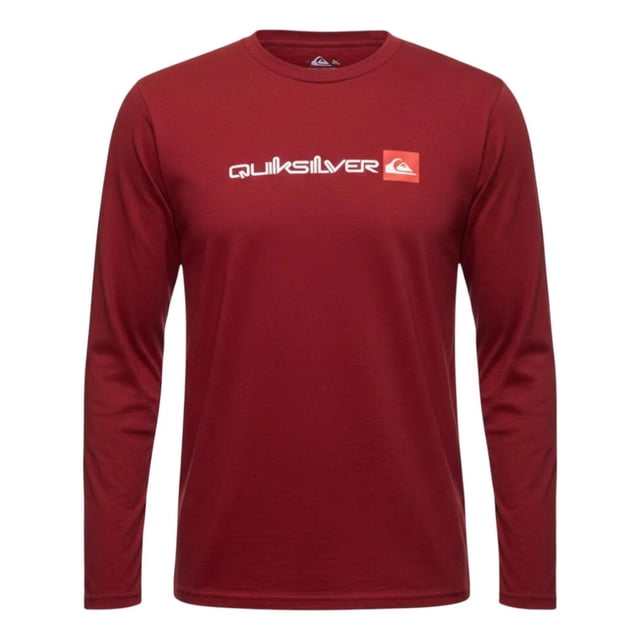 Playera Quiksilver Hombre Basic Sleeve Rojo Qsfw25lss204 rojo XXL