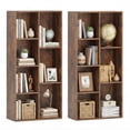 thumbnail image 1 of Gymax 2PCS 7-Cube Bookcase w/7 Compartments 2 Anti-tipping Kits for Home Office, 1 of 10