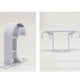 thumbnail image 2 of Billuyoard 2 pack/lote Añadir a tratamientos de ventanas Soporte de doble varilla fácil de instalar aspecto elegante aluminio Decoración del hogar, 2 of 6