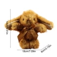 thumbnail image 4 of Msgweeeg Stuffed Animals for Kids Stuffed Animals Birthday Gifts Rabbits Plushs Toy Small Doll Bag Pendant Keychain Easter Cartoons Cute Backpack Ornament, 4 of 7