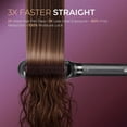 thumbnail image 4 of TYMO Ionic Hair Straightener Brush 2-in-1 Flat Iron, 200M Ions Ceramic Hot Comb, Dual Voltage, Anti-Frizz Styling for Straight, Waves & Curls, Black, 4 of 8