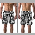 thumbnail image 3 of luoweisi Men's Beach Shorts Quick Dry Swim Trunks with Mesh Lining Easter Egg XL, 3 of 5