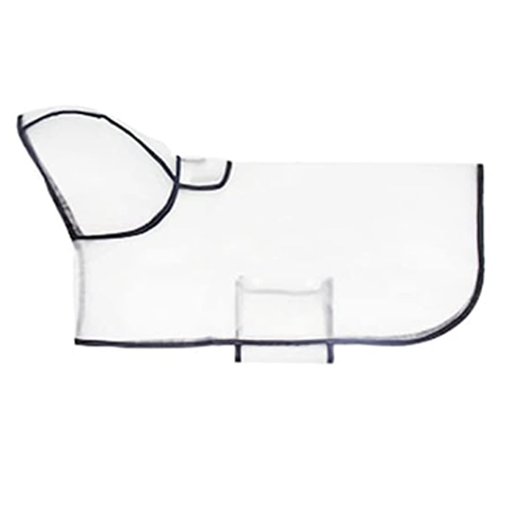 Dog raincoat with hooded poncho, clear pet raincoat, waterproof puppy raincoat