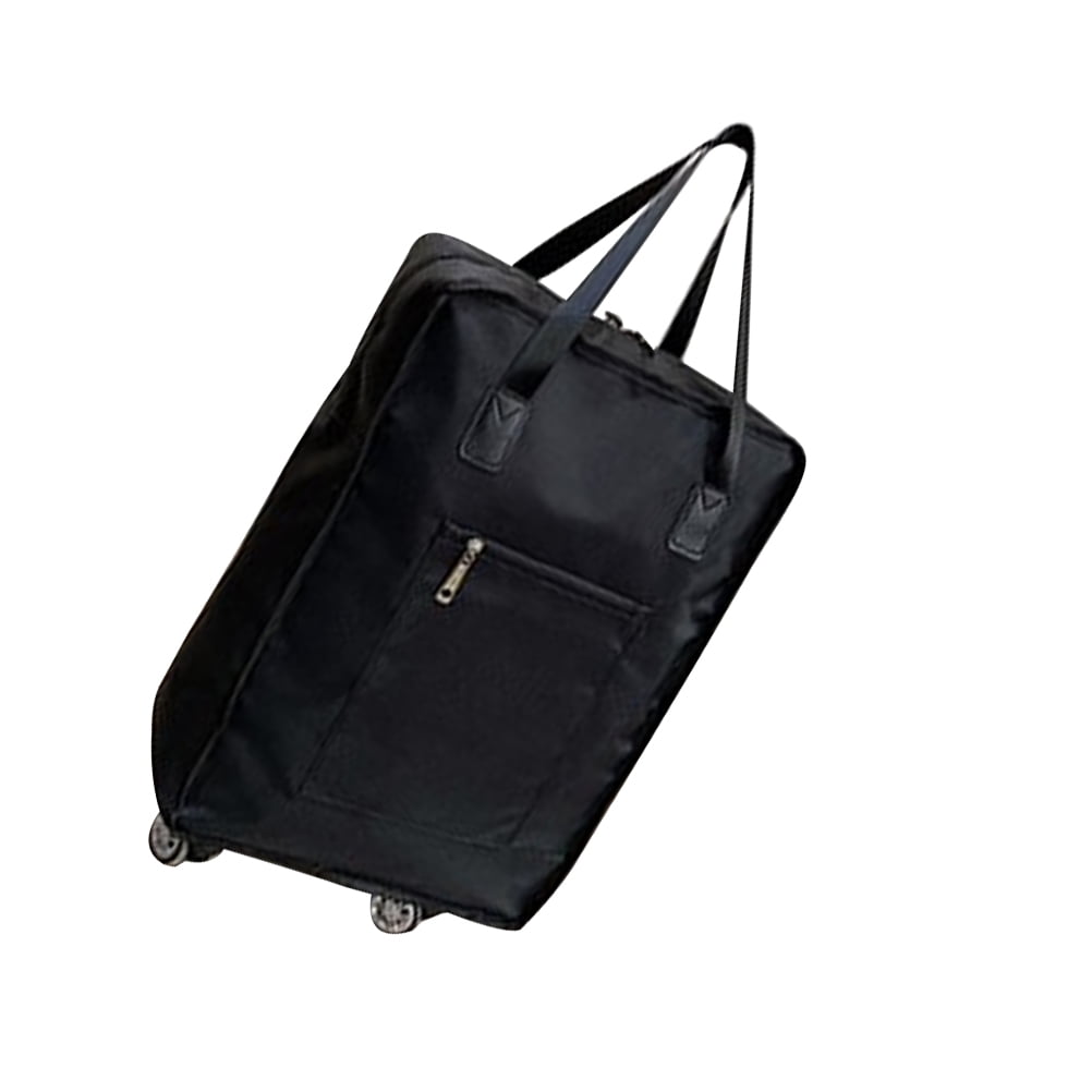 NUOLUX Large Capacity Suitcase Rolling Bag Black Oxford Cloth Travel Storage Bag