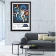 thumbnail image 3 of Star Wars Episode IV A New Hope Vertical Blasters Framed Poster Print Wall Art Collectible (33.5" x 23.5"), 3 of 5