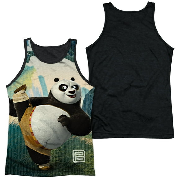 Kung Fu Panda - Training - Black Back Tank Top - X-Large