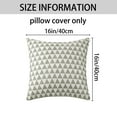 thumbnail image 5 of REGALWOVEN Geometric Pillow Cover Set of 2 Throw Pillow Covers, Decorative Cases for Couch Grey 18' x 18', 5 of 6