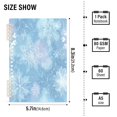 thumbnail image 3 of Wirebound Notebook Hardcover Spiral Notebooks Delicate Snowflakes Patter, 60 Pages, 80 GSM, 5.7 x 8.3in, 3 of 7