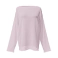 thumbnail image 6 of Sweaters for Women Oversized Crewneck Long Sleeve Chunky Knit Pullover Sweaters Tops Trendy Fall Outfits, 6 of 7