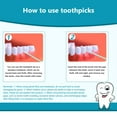 thumbnail image 4 of 200Pcs Interdental Brushes, Double-Head Toothpicks, Disposable Plastic Toothpicks For Teeth Cleaning, Interdental Brushes Silicone Oral Care Dental Picks, 4 of 9