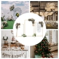 thumbnail image 5 of 3-Piece Gold Wedding Arch Stand Set Metal Backdrop Stands in 3 Sizes with 28.66 lbs Max Capacity for Ceremony, 5 of 10