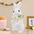 thumbnail image 5 of 8"H Foam Rabbit Statue Bunny with Sunflowers Sculpture Outdoor Statues Indoor Decor Animal Ornament for Home Garden Lawn Yard Patio Balcony Gifts Birthday Easter Housewarming Christmas, 5 of 7