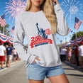 thumbnail image 5 of Leey-World Pretty Flag Heart 1776 2026 July 4th 250th Birthday T-Shirt Womens Patriotic Shirts(Light Gray,M), 5 of 9