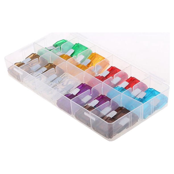 de Surtido de Fusibles Grande de 24 Piezas, Kit de Fusibles Eléctricos para Vehículos Recreativos Y Camiones de Coche 30A-120A