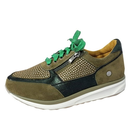 

ZIZOCWA Womens Slip On Walking Shoes Womens Canvas Sneaker New Women Sport Running Shoes Ladies Solid Shoe for Women New Styles 39