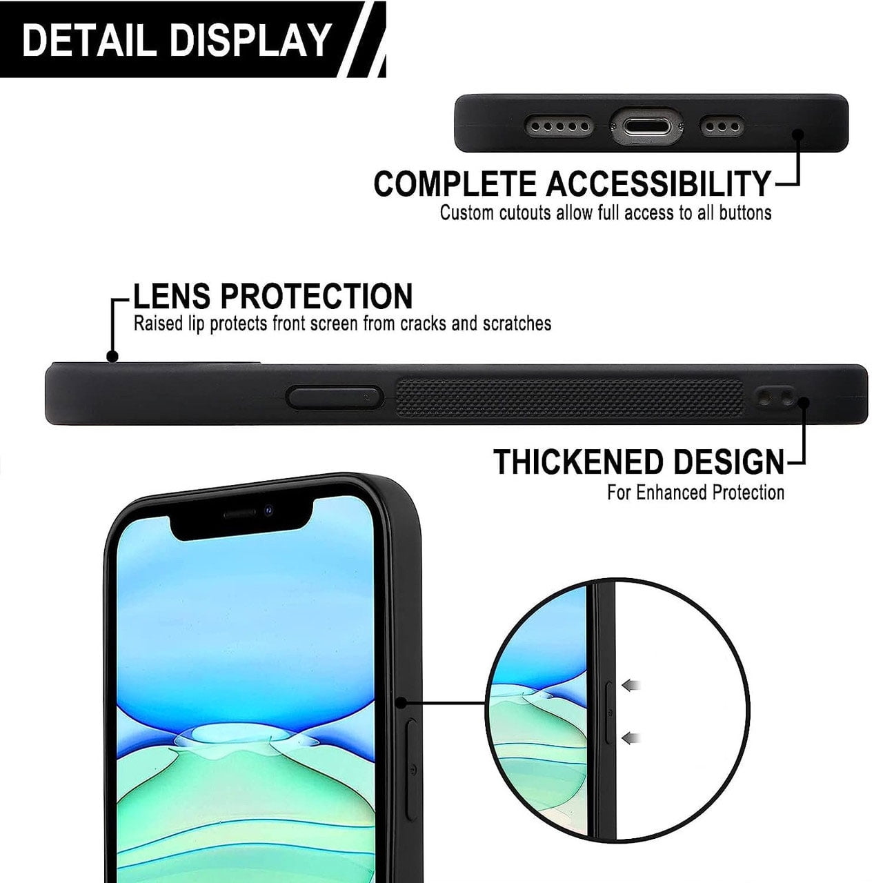 Love Heart Protective Phone Case Cellphone Cover for iPhone 12 Pro