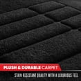 thumbnail image 4 of Motor Trend BrightLights RGB LED Carpet Car Floor Mats, Set of 2 Universal Fit Color Changing, Cute Auto Accessory, for Car SUV Truck Van, 4 of 6