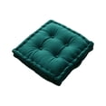 thumbnail image 2 of Lilixerw Extra Thick Floor Cushion with Handles,Soft Velvet Seat Pad Sofa Mat,Indoor/Outdoor Use for Living Room,Patio,Yoga,Picnic,17.72x17.72 In,Army Green, 2 of 9