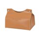 thumbnail image 5 of Estuche para pañuelos de piel sintética PU, funda para pañuelos faciales, elegante y versátil. Marrón, 5 of 8