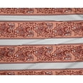 thumbnail image 4 of oneOone Polyester Lycra Peach Fabric Leaves & Floral Block Craft Projects Decor Fabric Printed By The Yard 56 Inch Wide, 4 of 4