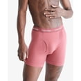 thumbnail image 2 of Calvin Klein Men's Cotton Stretch 3-Pack Boxer Brief, Grey Heather, Silver Birch, Raspberry Blush, Medium, 2 of 6