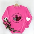 thumbnail image 6 of Royisotas Valentine's Day Sweatshirts for Women Plus Size Long Sleeve Pullover Tops,Crew Neck Womens Oversized Sweatshirts Gifts for Girlfriend, 6 of 10