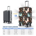 thumbnail image 4 of Hirioo Rabbit Is Eating Carrots for Elasticity Suitcase Cover (No luggage Included) Durable Luggage Protector Fits 18-32 Inch Luggage-Medium, 4 of 7