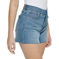 thumbnail image 3 of CALVIN KLEIN JEANS High-Rise Cutoff Denim Shorts Med Blue B4HP (30,Medium), 3 of 3