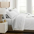 thumbnail image 3 of Neutral Solid Color Brushed Microfiber Deep Pocket Sheet Set, 3 of 9