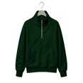 thumbnail image 4 of Girls Half Zip Pullover Sweatshirt Long Sleeve Workout Shirts Fall Clothes Boys Gilrs Mock Neck Athletic Tops Lightweight Fleece Quarter Zip Pullover Kids Teens Sportswear for Golf Yoga Tennis, 4 of 9