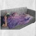 thumbnail image 5 of Cosmic Soft Flannel Fleece Throw Blanket, Galaxy Girl Portrait of Cosmos Stars Moon Sky Mysticism Concept Horoscope, Cozy Plush for Indoor and Outdoor Use, 50" x 60", Fuchsia and Pink, by Ambesonne, 5 of 5